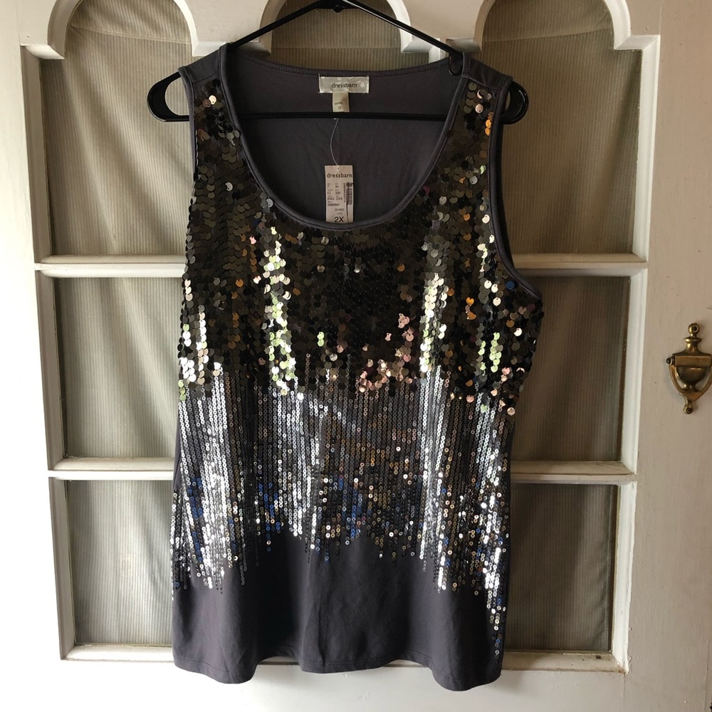 Dress Barn Sequined Tank